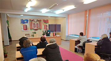 Профилактическая беседа сотрудников МЧС с работниками колледжа