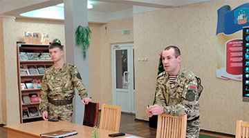 Профориентационная встреча с представителем воинской части