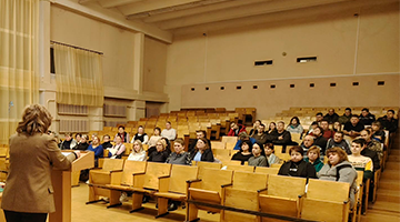 Собрание трудового коллектива колледжа