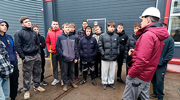 Учащиеся 3 курса посетили Новополоцкий завод технологических металлоконструкций
