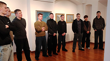 Учащиеся колледжа посетили Художественную галерею Полоцка