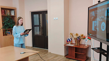 Учащаяся колледжа приняла участие в региональном конкурсе стендап-шоу по творчеству Салтыкова-Щедрина