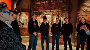 Учащиеся колледжа посетили Музей Боевой Славы в Полоцке