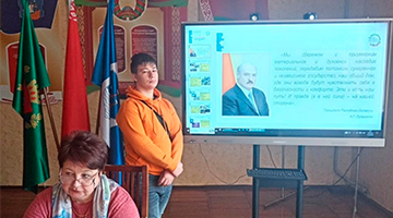 В колледже прошло занятие в рамках проекта «ШАГ» о духовных ценностях Беларуси