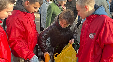 Акция доброты: учащиеся колледжа посвятили день помощи нуждающимся