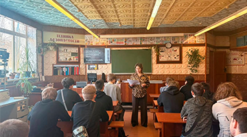 В колледже прошёл единый урок, посвящённый трагедии в Хатыни